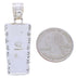 Genuine Sterling Silver Multicolor Inlay Pendant FX30917
